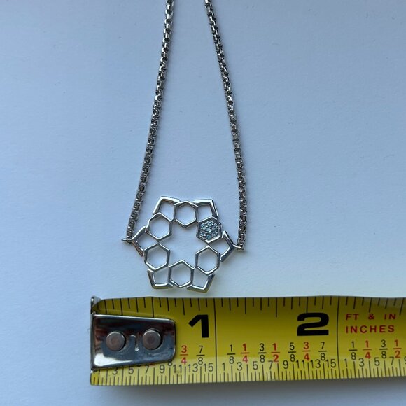 Sterling Silver with Diamonds Slider Bracelet by Cerimani - Picture 14 of 15